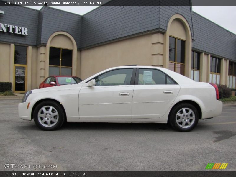 White Diamond / Light Neutral 2005 Cadillac CTS Sedan