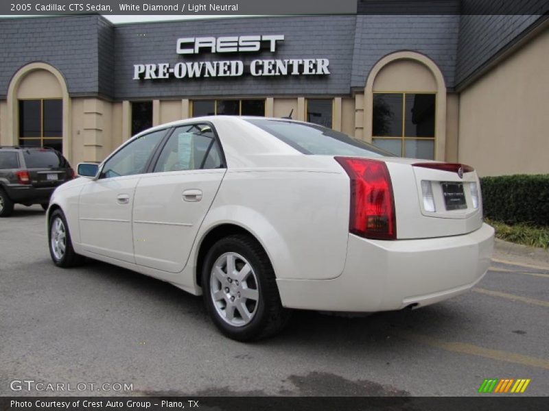 White Diamond / Light Neutral 2005 Cadillac CTS Sedan