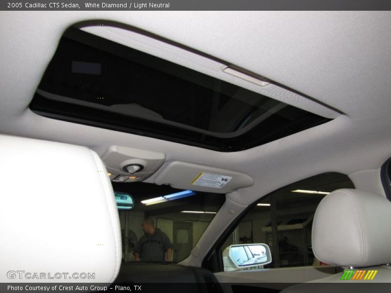 White Diamond / Light Neutral 2005 Cadillac CTS Sedan