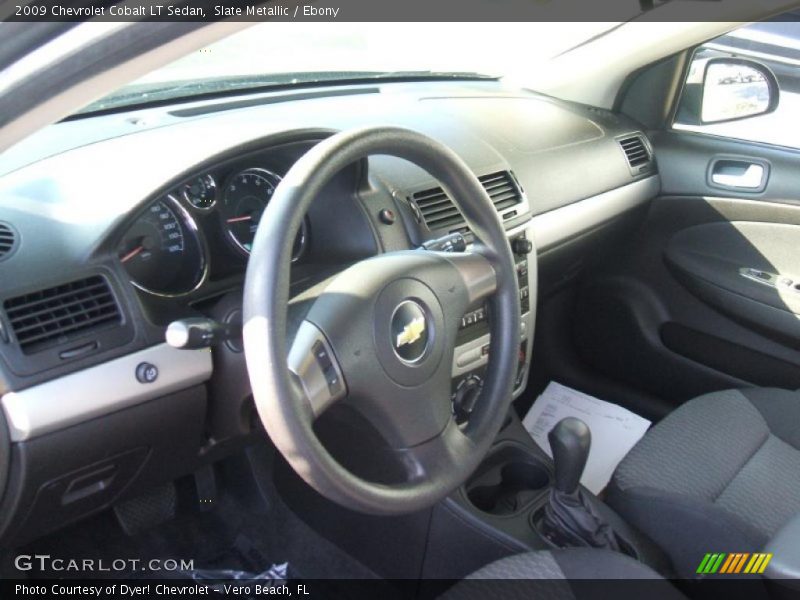 Slate Metallic / Ebony 2009 Chevrolet Cobalt LT Sedan