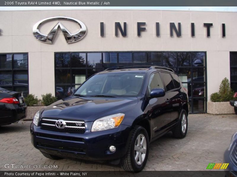 Nautical Blue Metallic / Ash 2006 Toyota RAV4 Limited 4WD