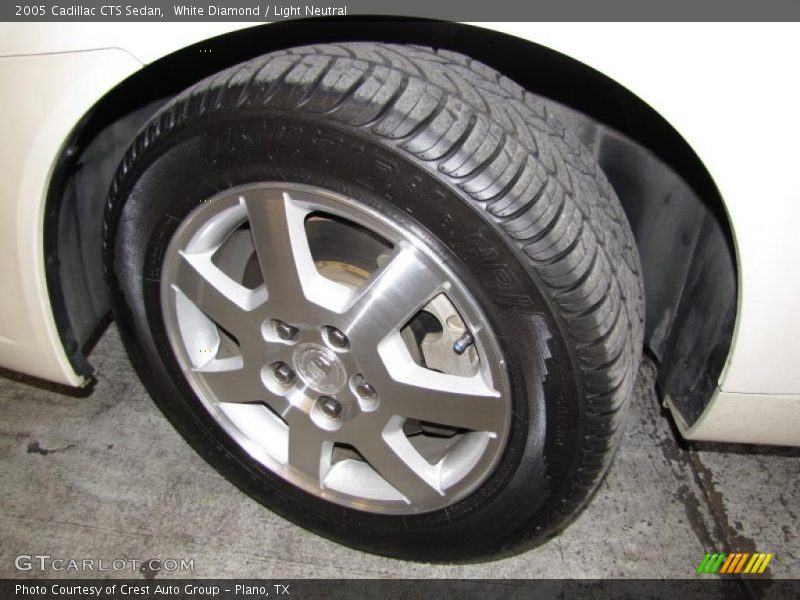 White Diamond / Light Neutral 2005 Cadillac CTS Sedan