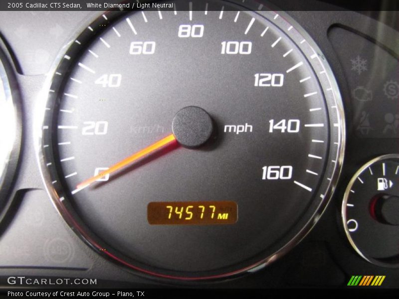 White Diamond / Light Neutral 2005 Cadillac CTS Sedan