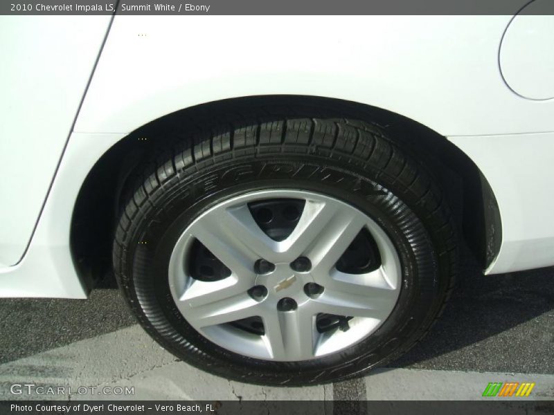 Summit White / Ebony 2010 Chevrolet Impala LS