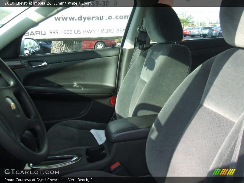 Summit White / Ebony 2010 Chevrolet Impala LS