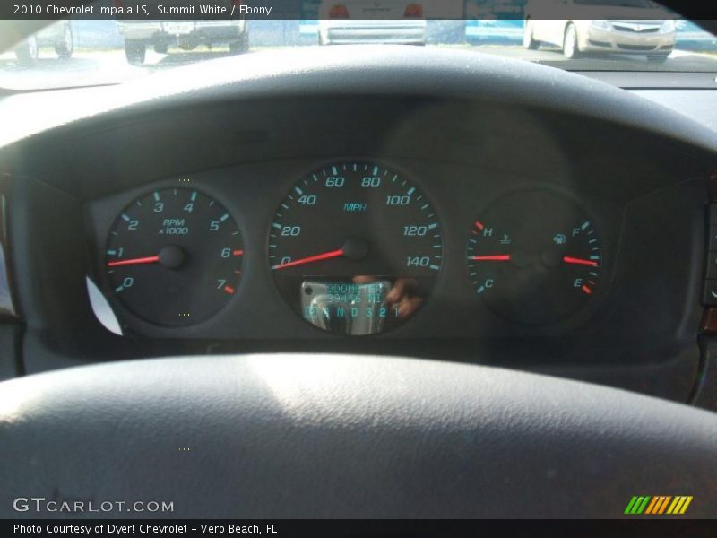Summit White / Ebony 2010 Chevrolet Impala LS