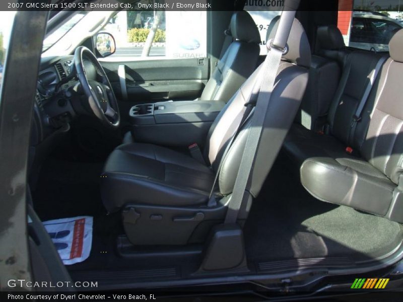 Onyx Black / Ebony Black 2007 GMC Sierra 1500 SLT Extended Cab