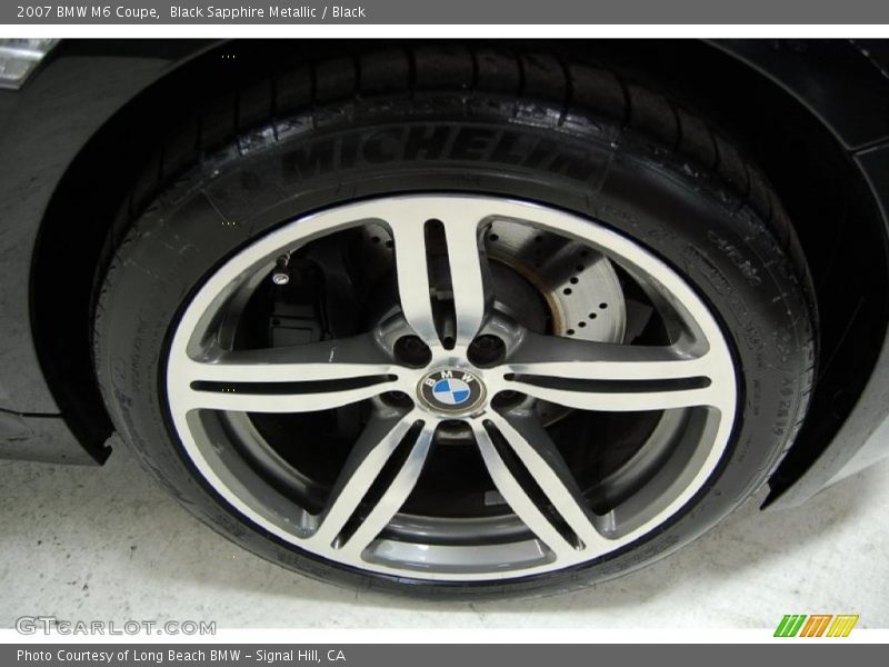 Black Sapphire Metallic / Black 2007 BMW M6 Coupe