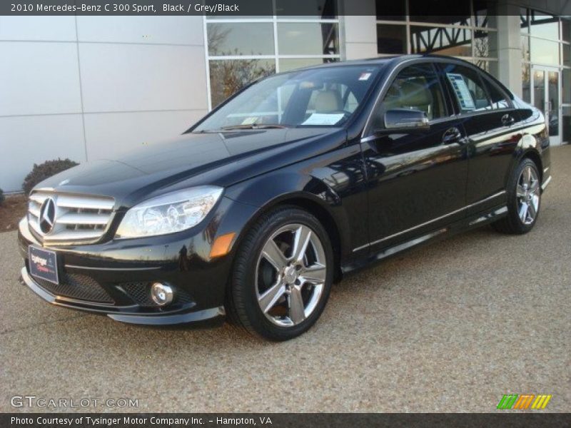 Black / Grey/Black 2010 Mercedes-Benz C 300 Sport
