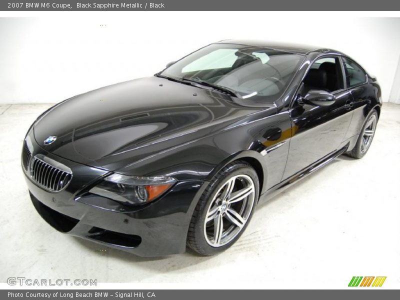 Black Sapphire Metallic / Black 2007 BMW M6 Coupe