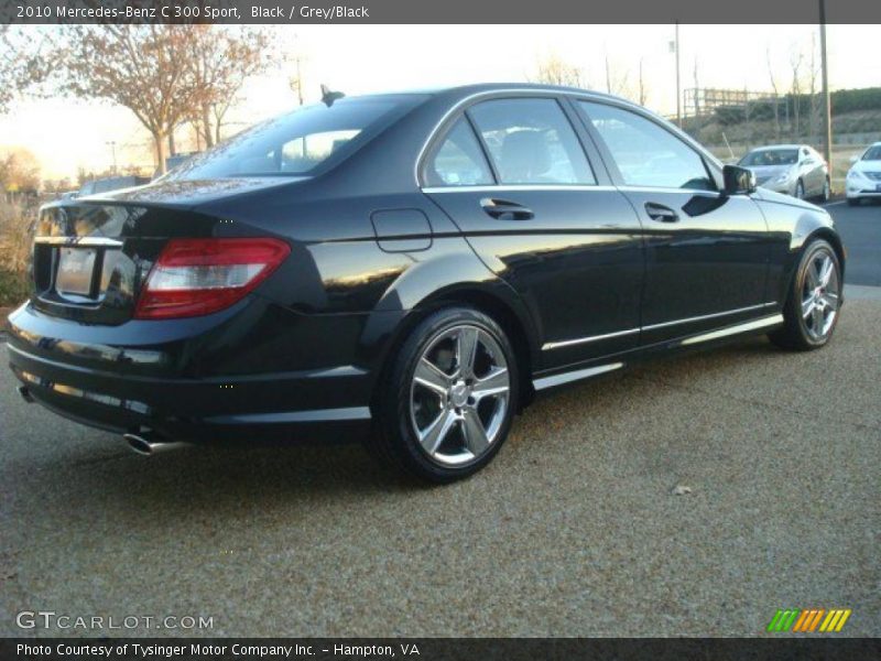 Black / Grey/Black 2010 Mercedes-Benz C 300 Sport
