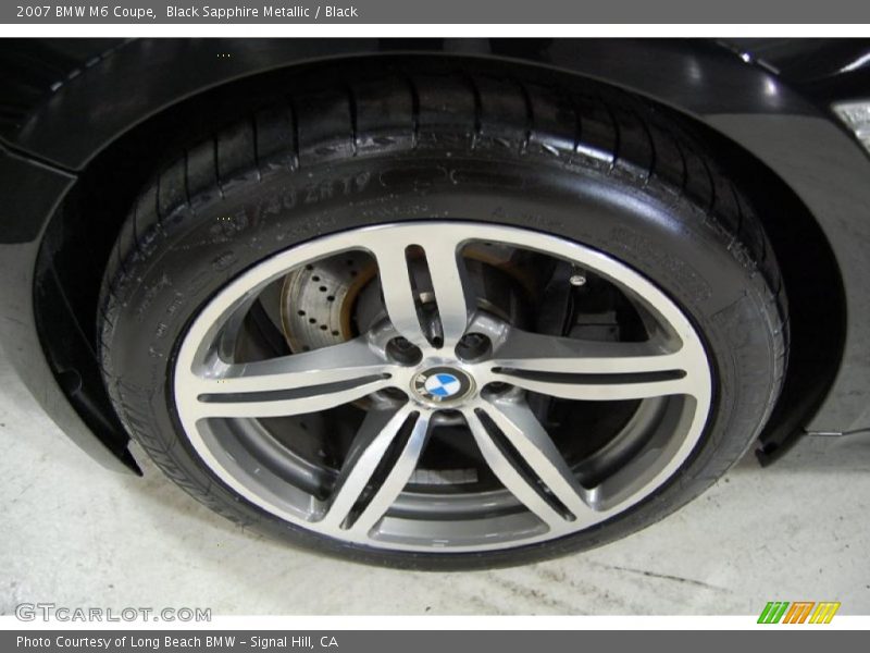 Black Sapphire Metallic / Black 2007 BMW M6 Coupe