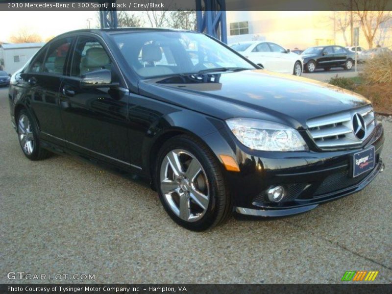 Black / Grey/Black 2010 Mercedes-Benz C 300 Sport