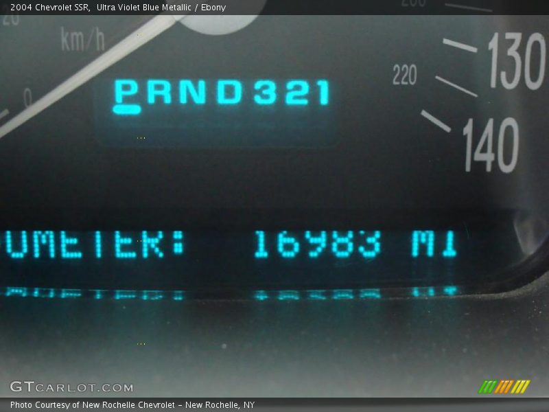 Ultra Violet Blue Metallic / Ebony 2004 Chevrolet SSR