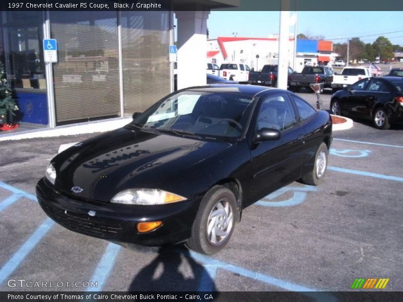 Black / Graphite 1997 Chevrolet Cavalier RS Coupe