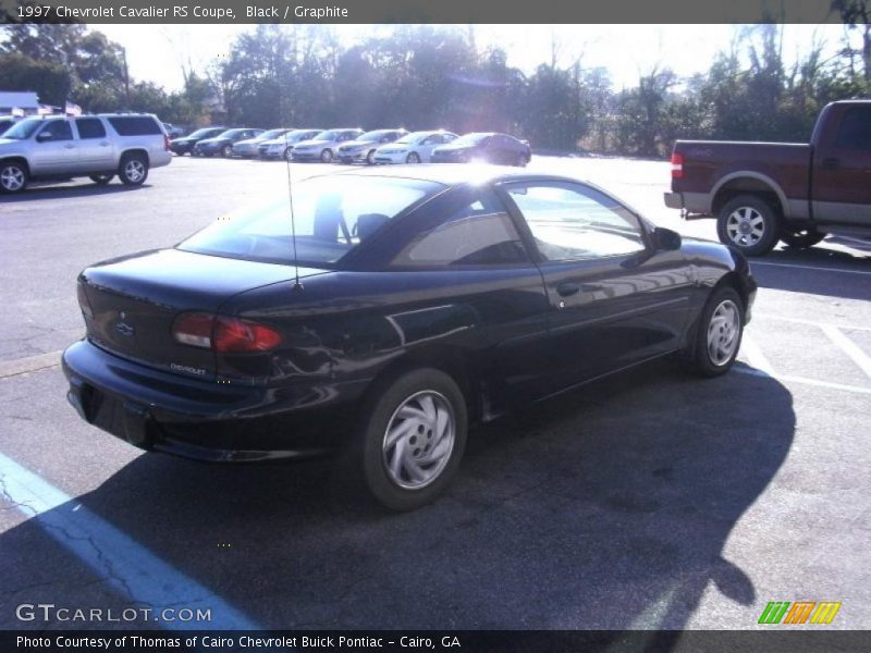 Black / Graphite 1997 Chevrolet Cavalier RS Coupe