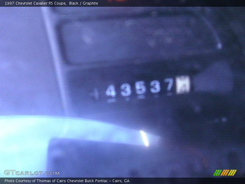 Black / Graphite 1997 Chevrolet Cavalier RS Coupe