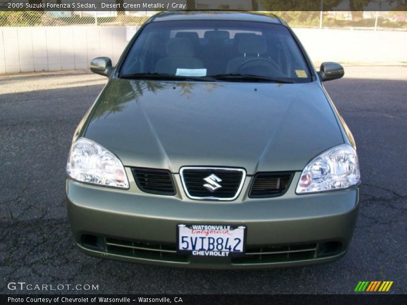 Desert Green Metallic / Gray 2005 Suzuki Forenza S Sedan