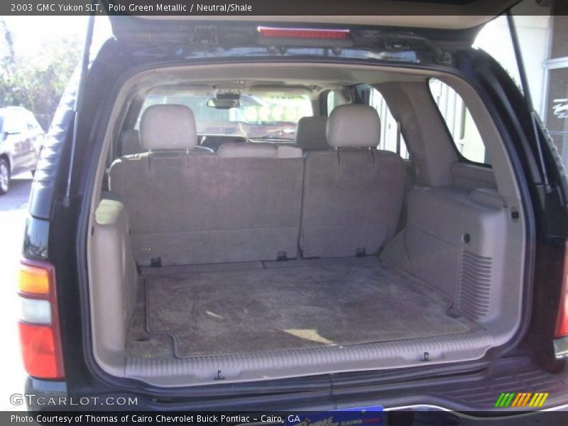 Polo Green Metallic / Neutral/Shale 2003 GMC Yukon SLT
