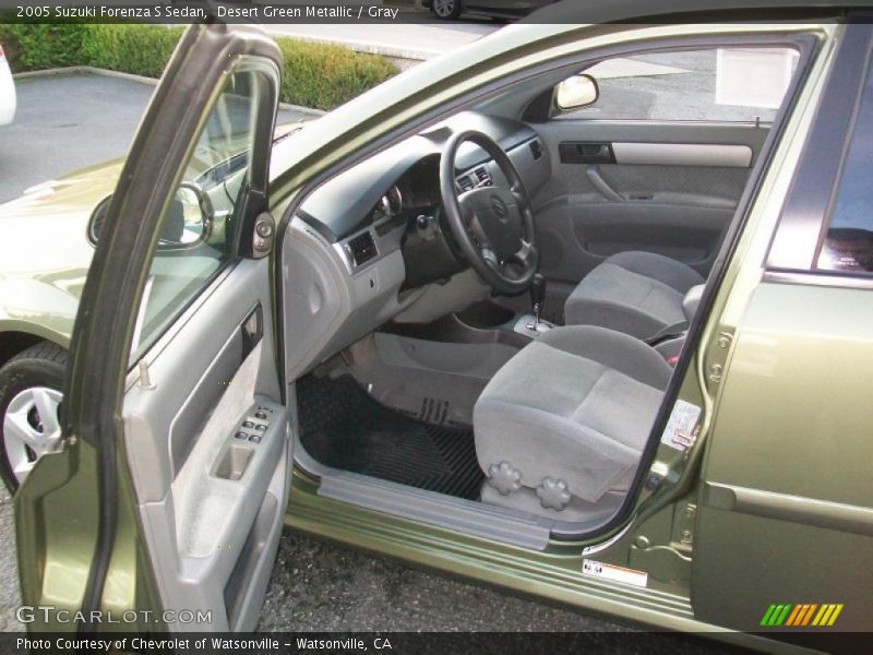 Desert Green Metallic / Gray 2005 Suzuki Forenza S Sedan
