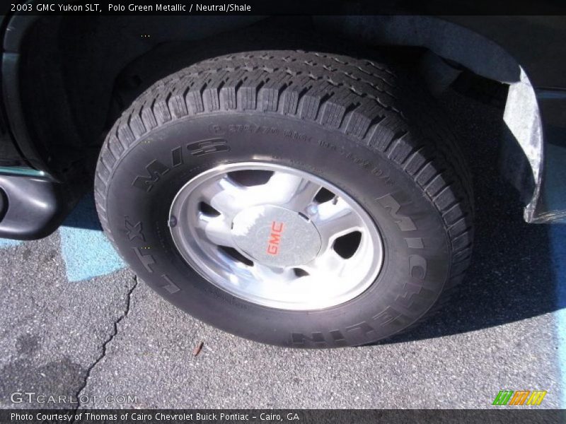 Polo Green Metallic / Neutral/Shale 2003 GMC Yukon SLT