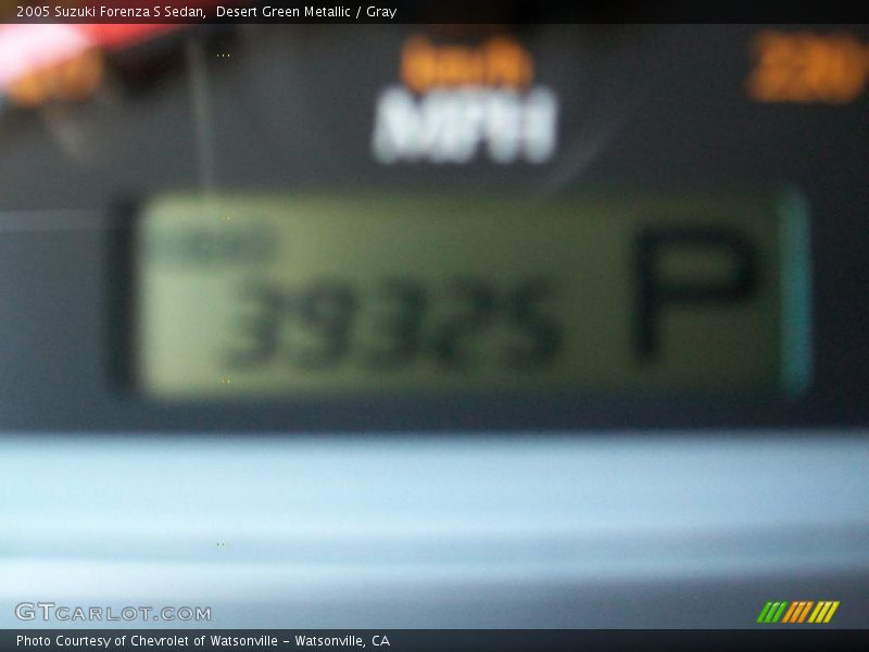 Desert Green Metallic / Gray 2005 Suzuki Forenza S Sedan