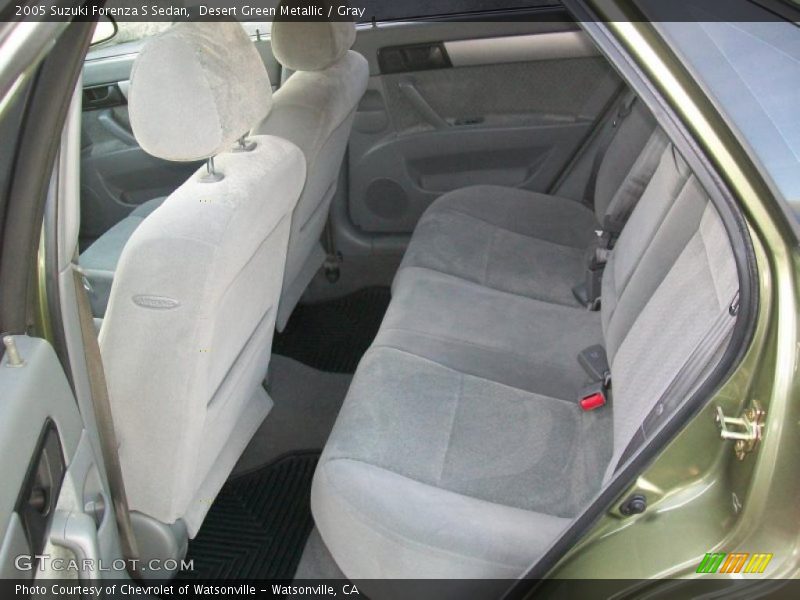 Desert Green Metallic / Gray 2005 Suzuki Forenza S Sedan