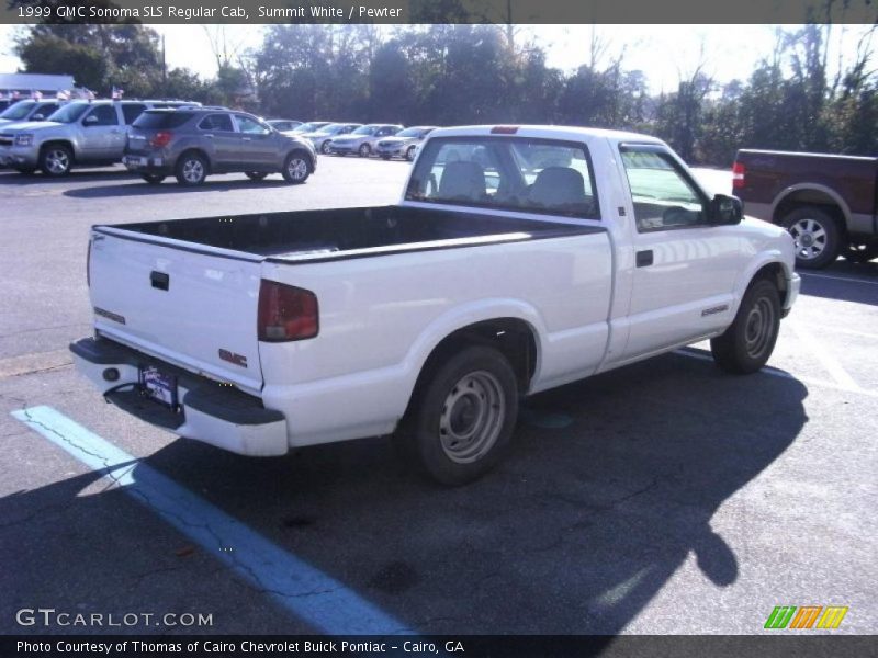 Summit White / Pewter 1999 GMC Sonoma SLS Regular Cab