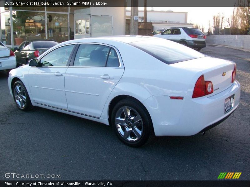 Summit White / Ebony 2009 Chevrolet Malibu LT Sedan