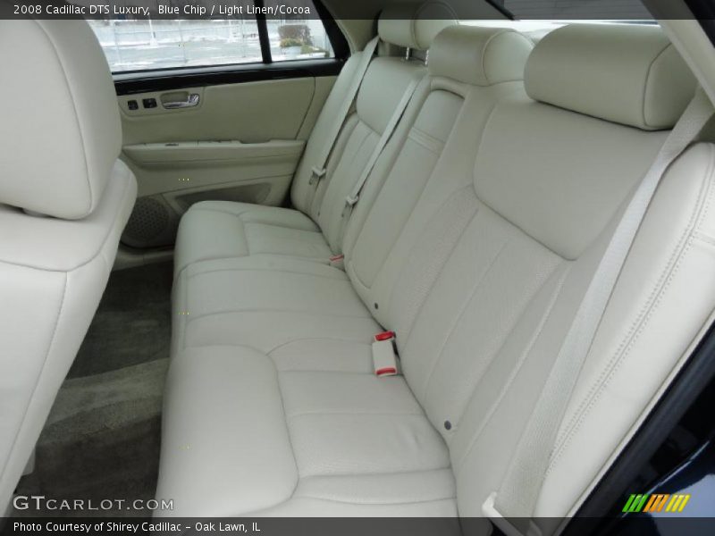 Blue Chip / Light Linen/Cocoa 2008 Cadillac DTS Luxury