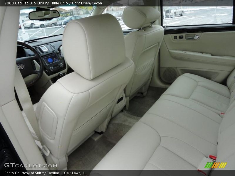 Blue Chip / Light Linen/Cocoa 2008 Cadillac DTS Luxury