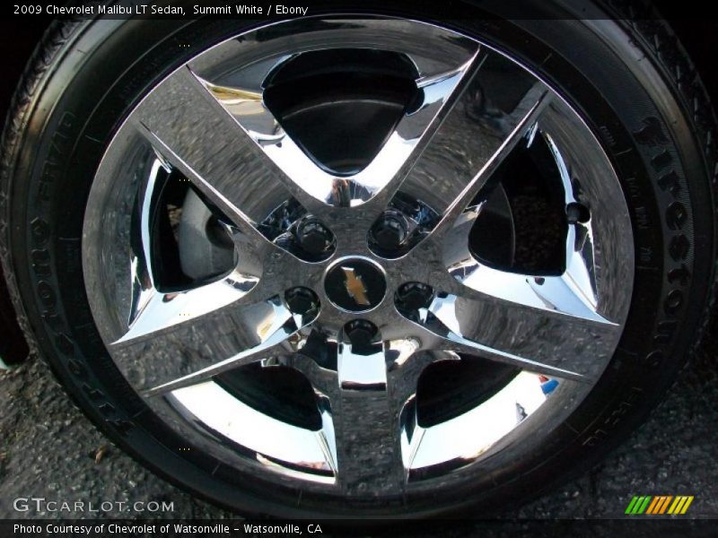 Summit White / Ebony 2009 Chevrolet Malibu LT Sedan