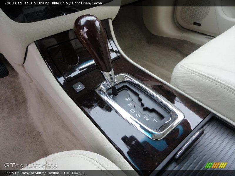 Blue Chip / Light Linen/Cocoa 2008 Cadillac DTS Luxury