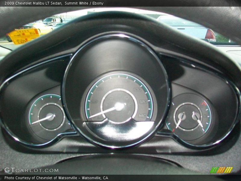 Summit White / Ebony 2009 Chevrolet Malibu LT Sedan