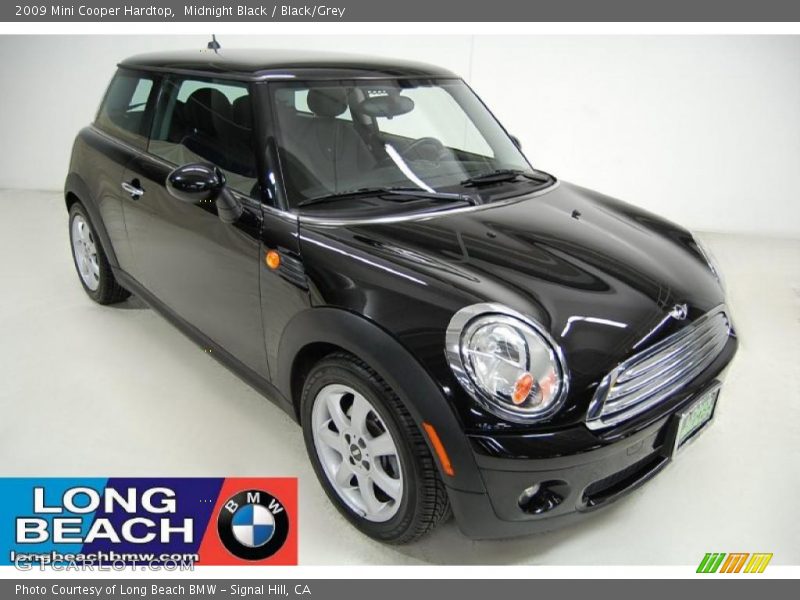 Midnight Black / Black/Grey 2009 Mini Cooper Hardtop
