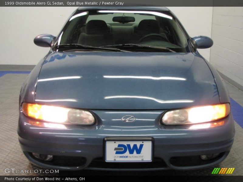 Opal Blue Metallic / Pewter Gray 1999 Oldsmobile Alero GL Sedan