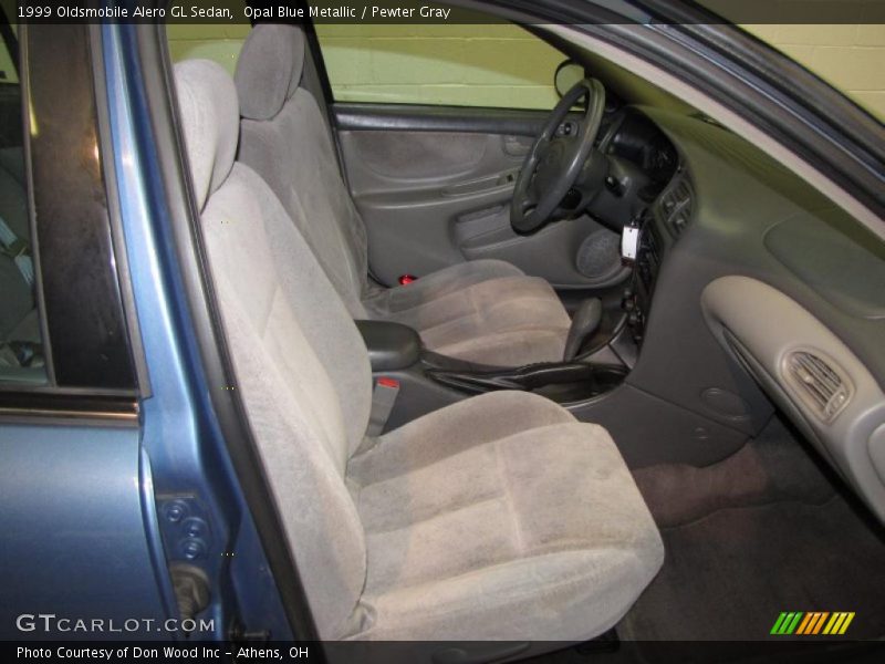 Opal Blue Metallic / Pewter Gray 1999 Oldsmobile Alero GL Sedan