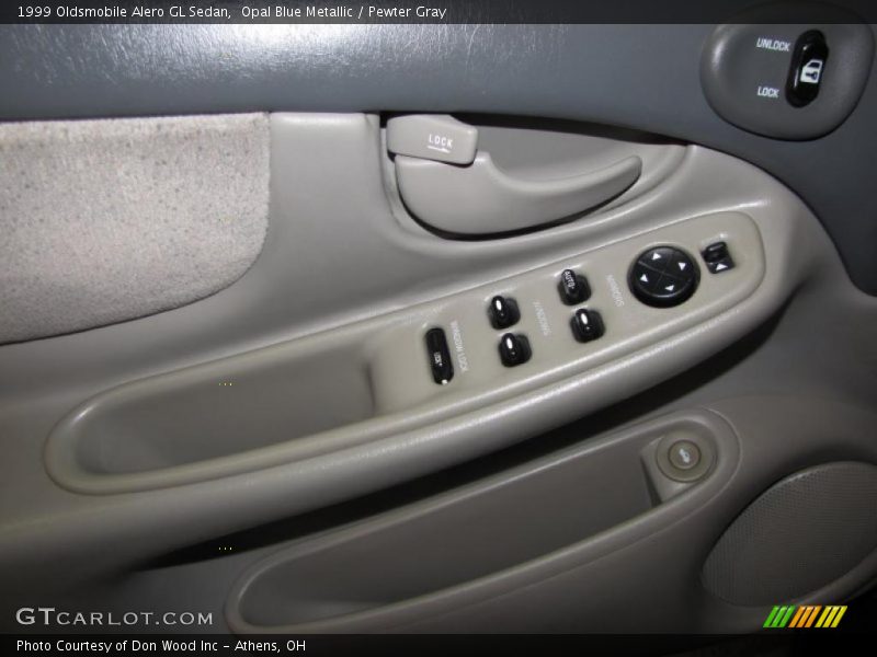 Opal Blue Metallic / Pewter Gray 1999 Oldsmobile Alero GL Sedan