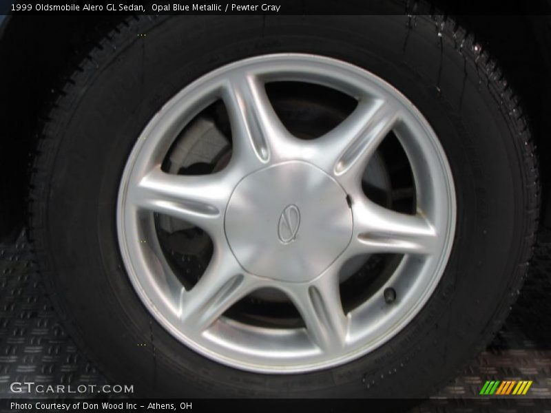 Opal Blue Metallic / Pewter Gray 1999 Oldsmobile Alero GL Sedan
