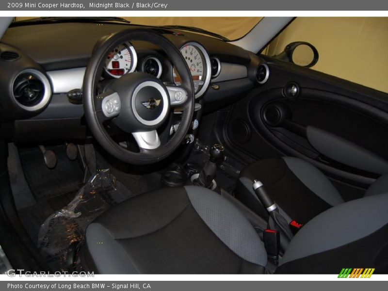 Midnight Black / Black/Grey 2009 Mini Cooper Hardtop