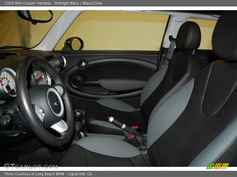 Midnight Black / Black/Grey 2009 Mini Cooper Hardtop