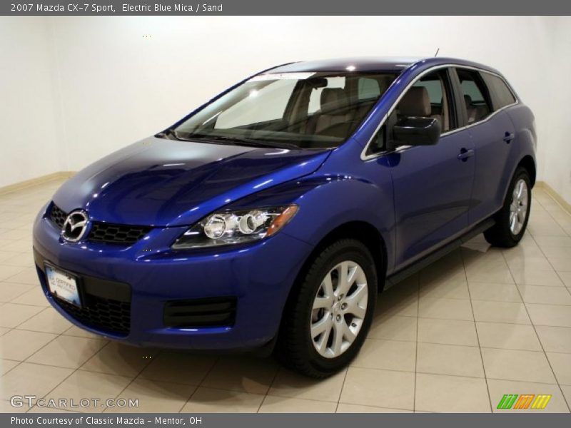 Electric Blue Mica / Sand 2007 Mazda CX-7 Sport