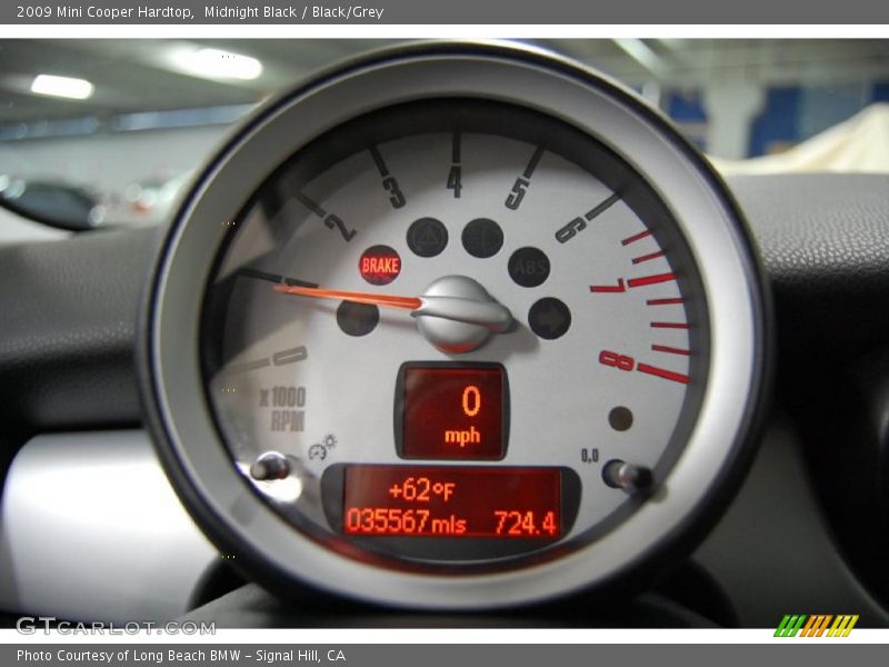 Midnight Black / Black/Grey 2009 Mini Cooper Hardtop