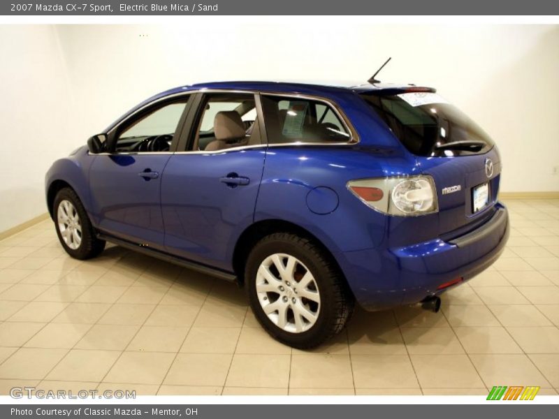 Electric Blue Mica / Sand 2007 Mazda CX-7 Sport