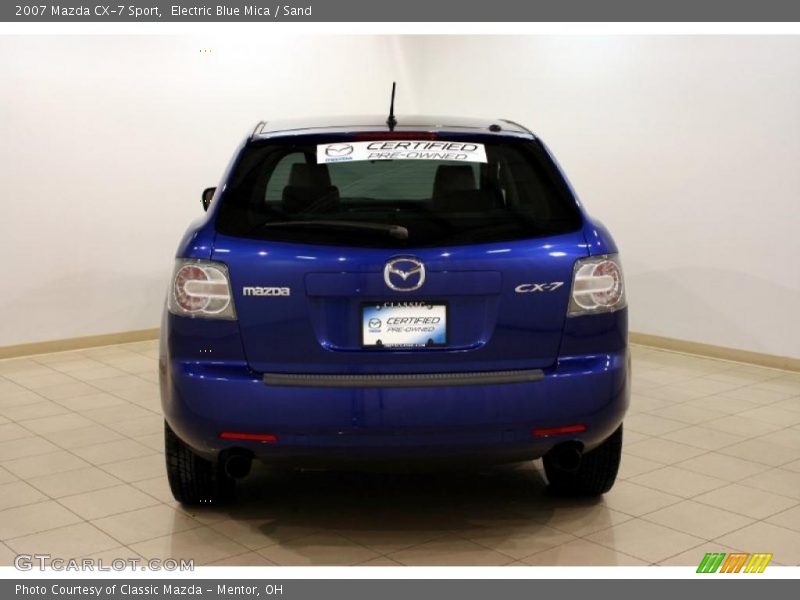Electric Blue Mica / Sand 2007 Mazda CX-7 Sport