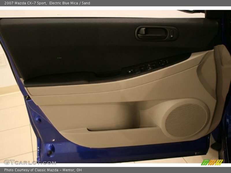 Electric Blue Mica / Sand 2007 Mazda CX-7 Sport