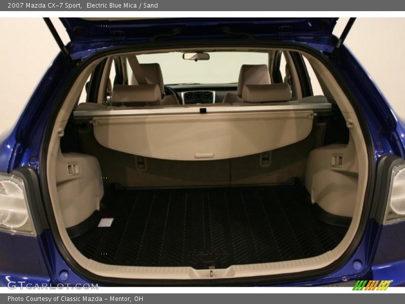 Electric Blue Mica / Sand 2007 Mazda CX-7 Sport