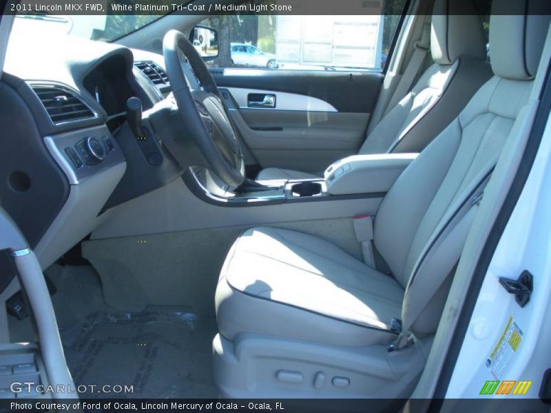 White Platinum Tri-Coat / Medium Light Stone 2011 Lincoln MKX FWD