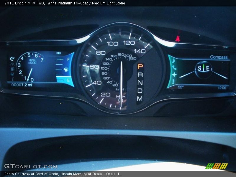 White Platinum Tri-Coat / Medium Light Stone 2011 Lincoln MKX FWD