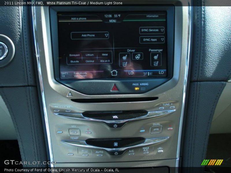 White Platinum Tri-Coat / Medium Light Stone 2011 Lincoln MKX FWD